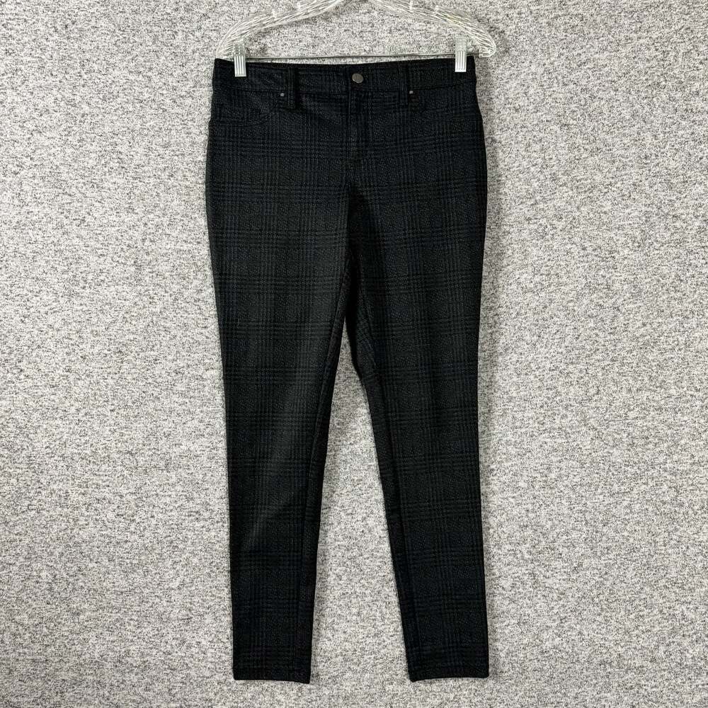 Calvin Klein Women's Size 6 Black Polyester Skinny Leg Stretch Pants